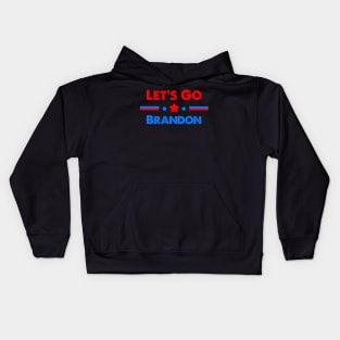 Let's Go Brandon-Political Meme of Funny American Reporting Kids Hoodie